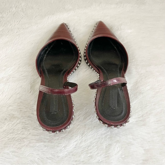 Alexander Wang Rina Studded Slingback Kitten Heel - Picture 4 of 7